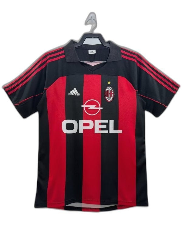Camiseta AC Milan 00/02 I de Local - Versión Retro