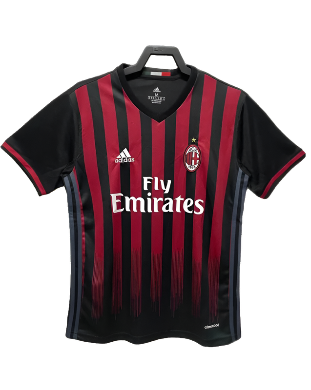 Camiseta AC Milan 16/17 I de Local - Versión Retro