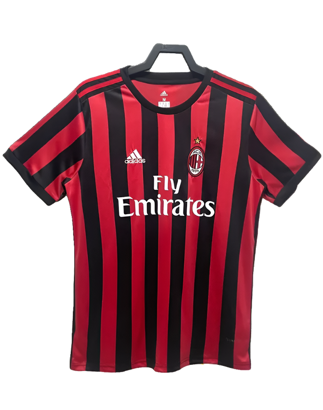 Camiseta AC Milan 17/18 I de Local - Versión Retro