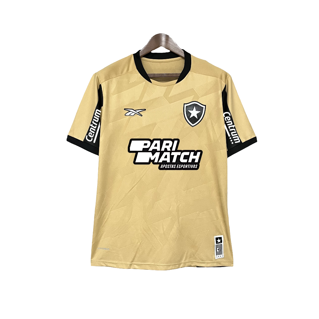 Camiseta Botafogo 24/25 Portero - Oro - Todos los Patrocinios - Versión Aficionado
