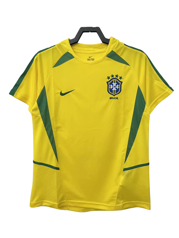 Camiseta Brasil 2002 I de Local - Versión Retro