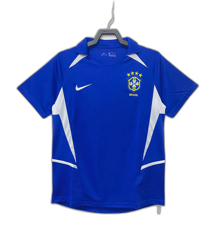 Camiseta Brasil 2002 II de Visitante - Versión Retro